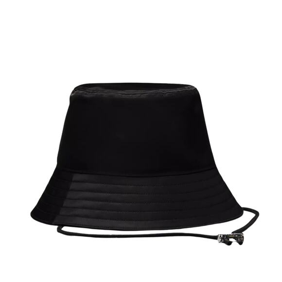 Lululemon Nylon Bucket Hat Black M/L Adjustable Chin Strap Water-Resistant NWT - Picture 1 of 5